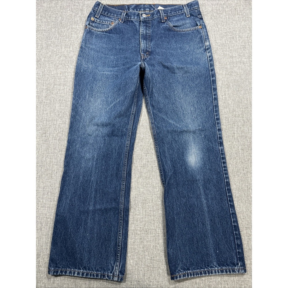 Vintage 90s Levis 517 36x30 Fits 34x29 Bootcut Jeans 1999 Blue Jeans Flare